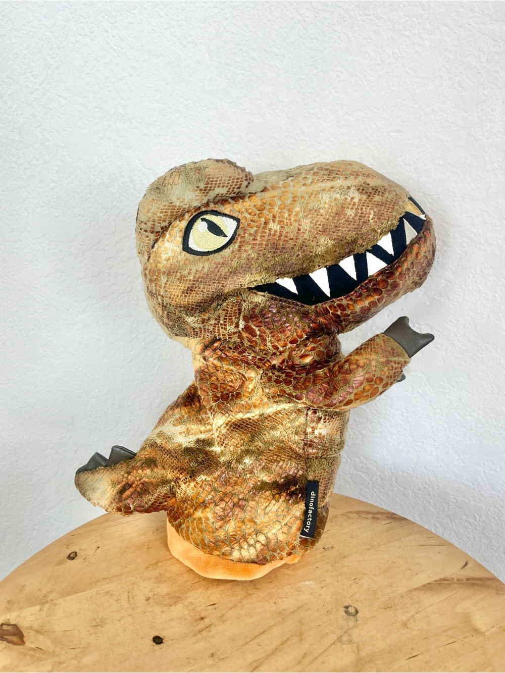 Dinofactory T-Rex Dinosaur Golf Club Headcover 460cc Driver Plush Korea Brown